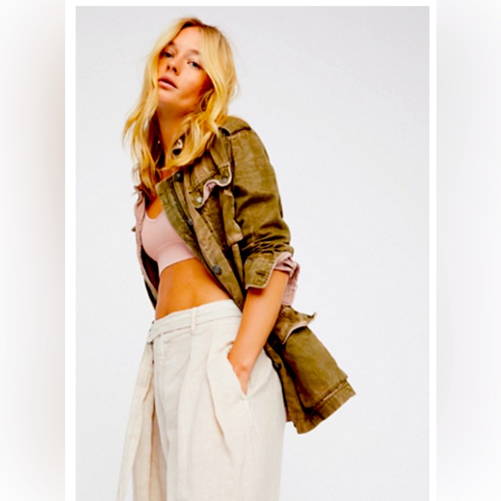 Free People Double Cloth army jacket
